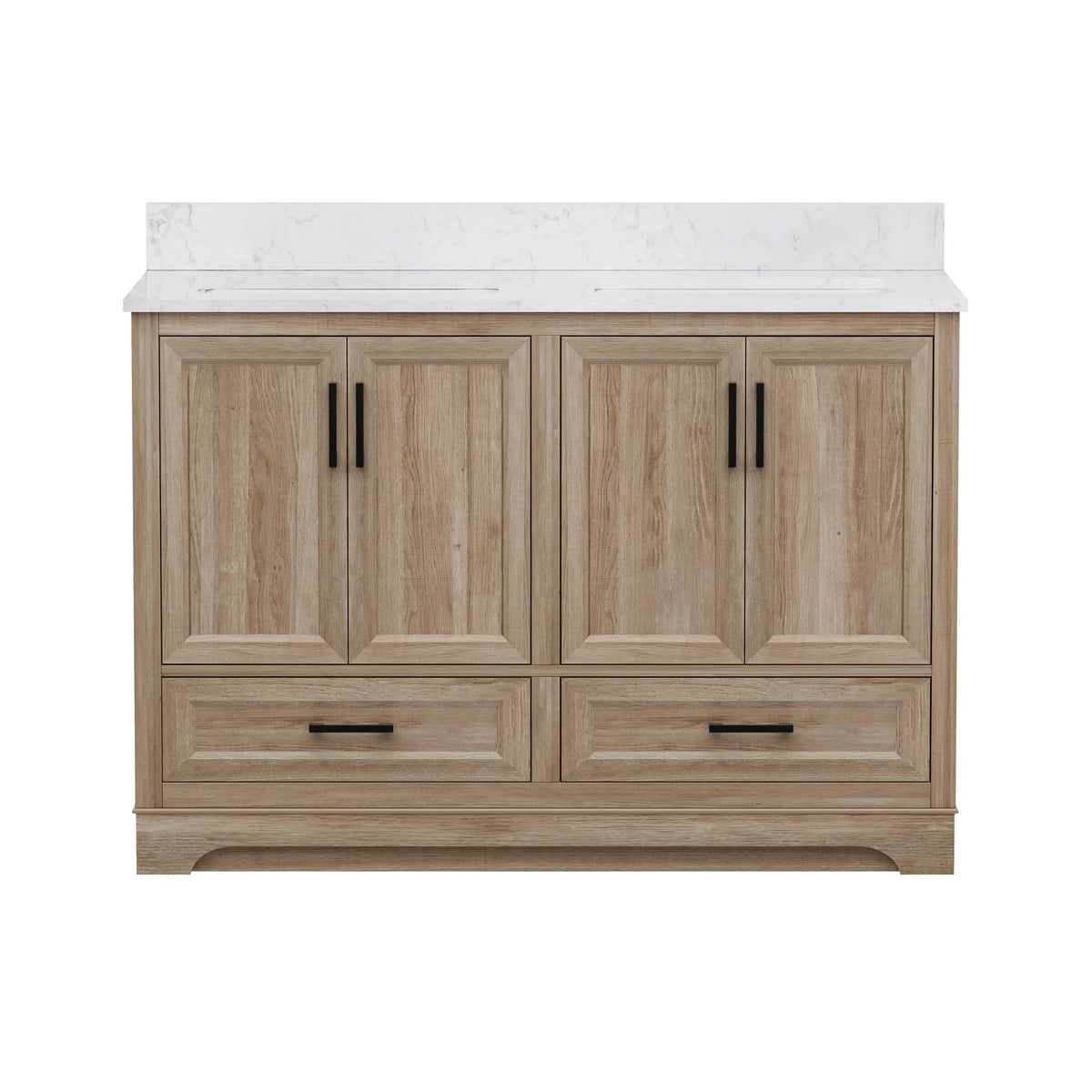 Retford 48" Vanity Family Set with Engineered Marble Top