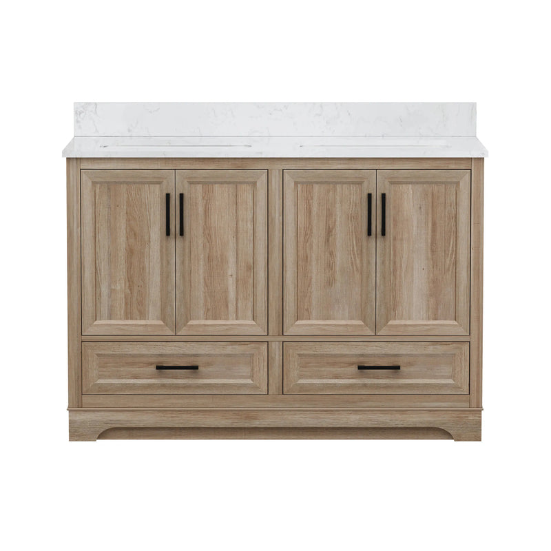 Retford 48" Vanity Family Set with Engineered Marble Top