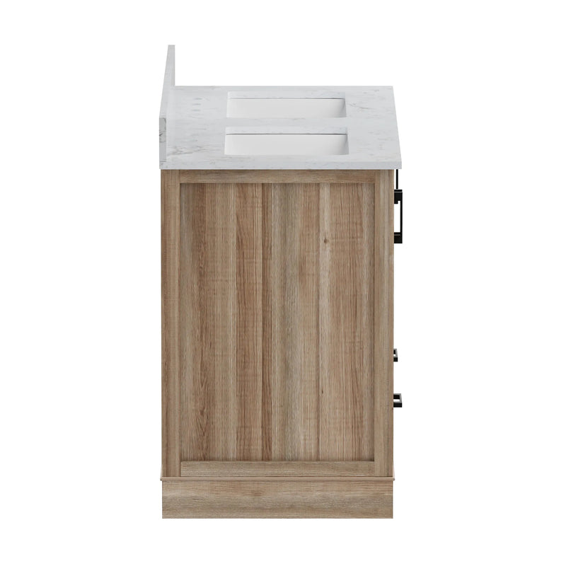 Retford 48" Vanity Family Set with Engineered Marble Top