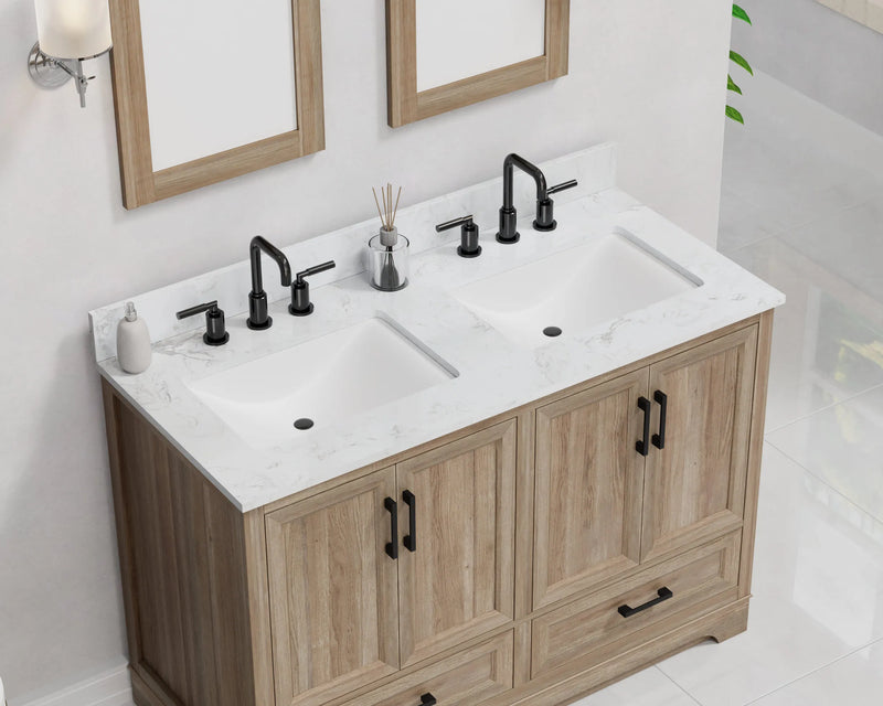 Retford 48" Vanity Family Set with Engineered Marble Top