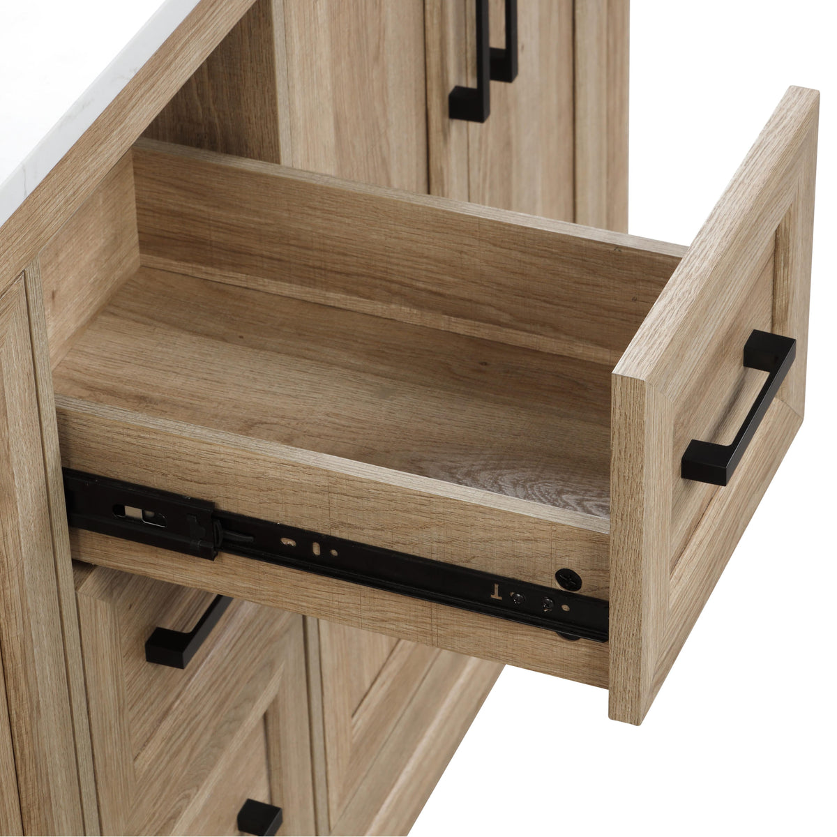 Retford 60" Vanity Family Set with Engineered Marble Top
