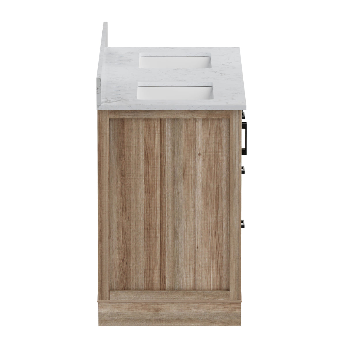 Retford 60" Vanity Family Set with Engineered Marble Top