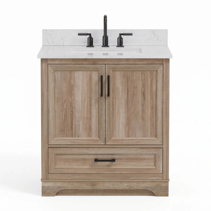 Retford 30" Vanity Family Set with Engineered Marble Top