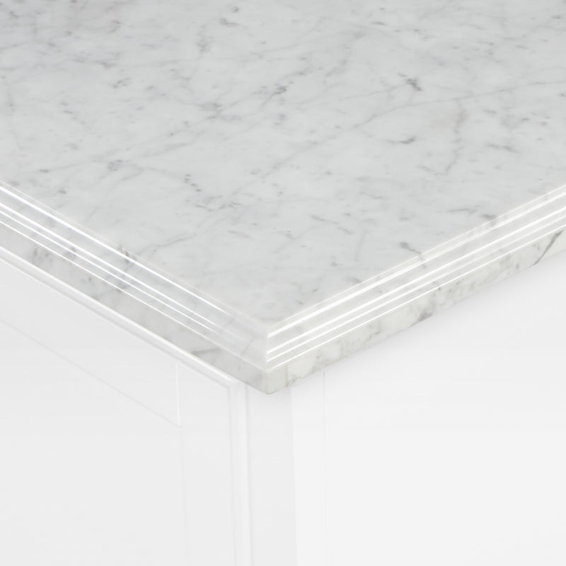 Rhoda 30" Vanity Set with Luxurious Carrara Marble Top