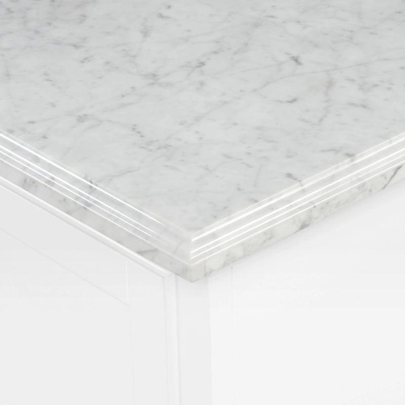 Rhoda 30" Vanity Set with Luxurious Carrara Marble Top