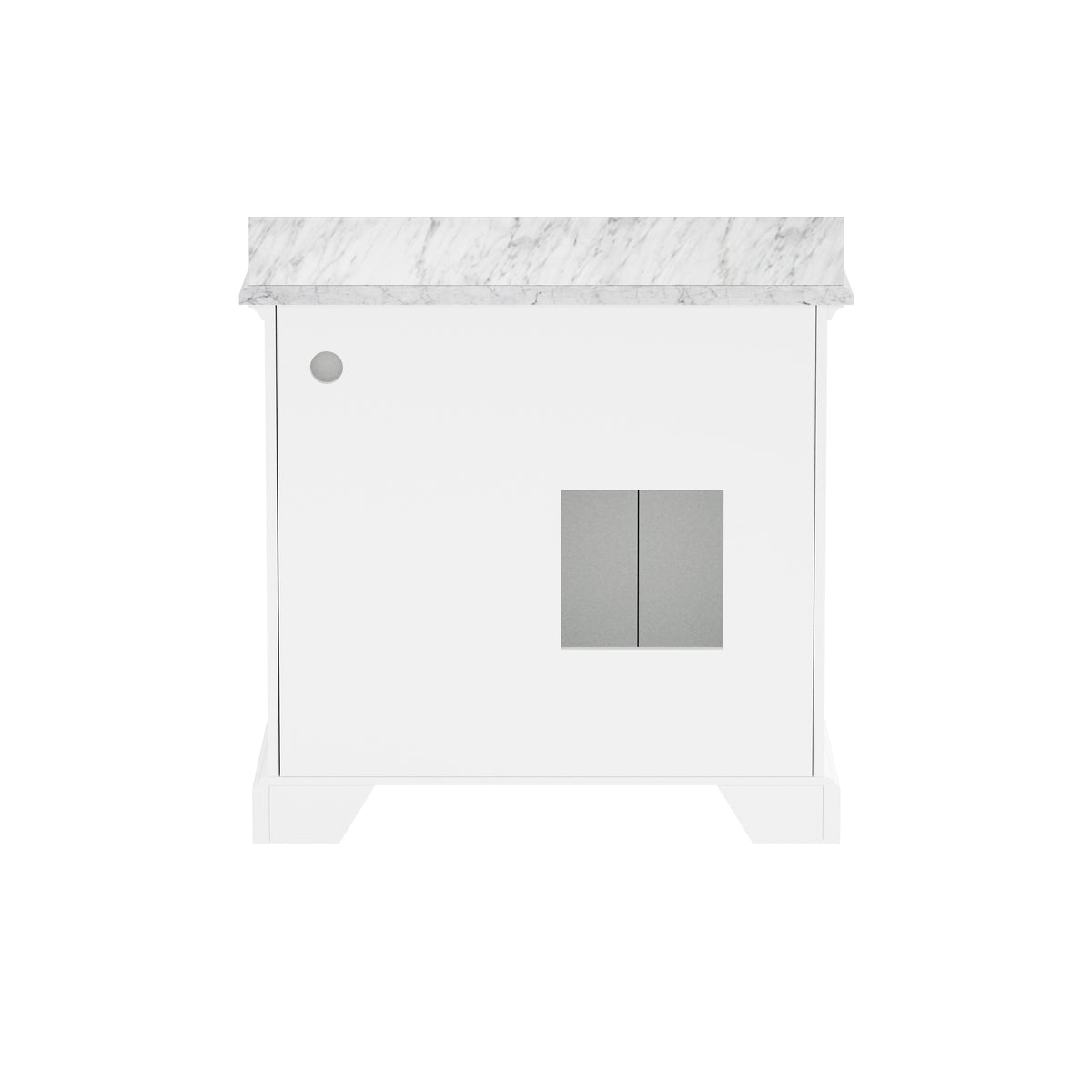 Rhoda 36" Vanity Set with Luxurious Carrara Marble Top