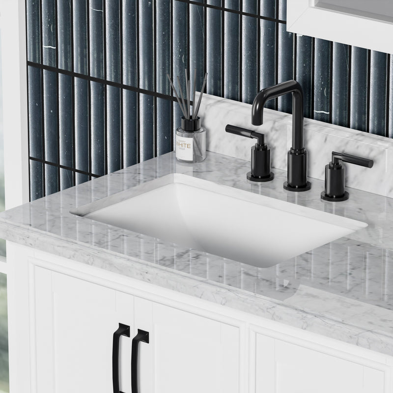 Rhoda 36" Vanity Set with Luxurious Carrara Marble Top