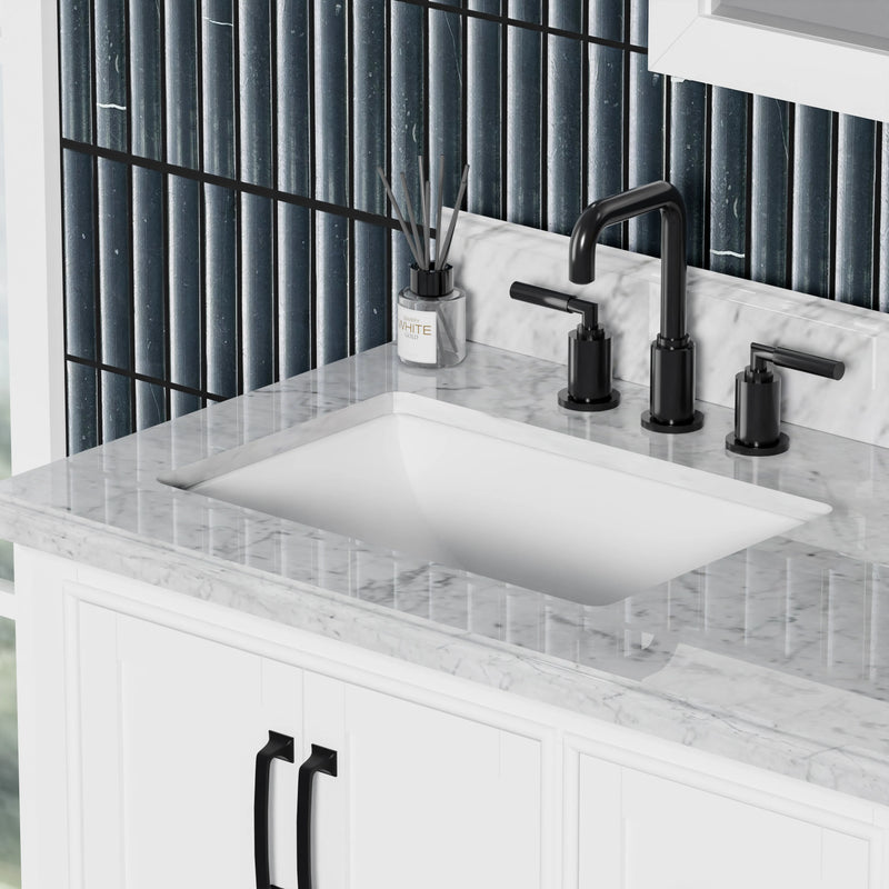 Rhoda 36" Vanity Set with Luxurious Carrara Marble Top