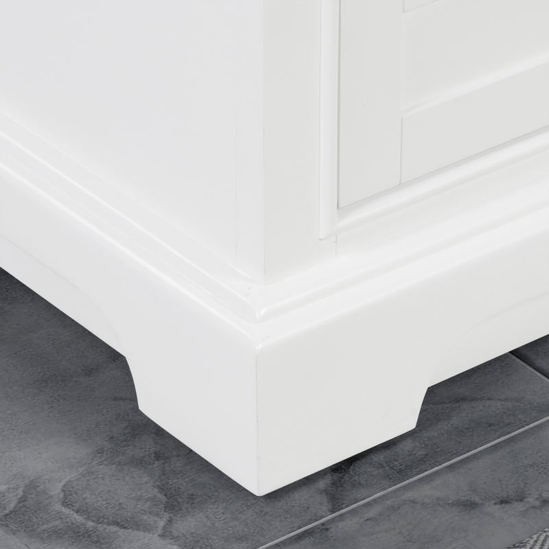 Rhoda 48" Vanity Set with Luxurious Carrara Marble Top