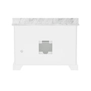 Rhoda 48" Vanity Set with Luxurious Carrara Marble Top