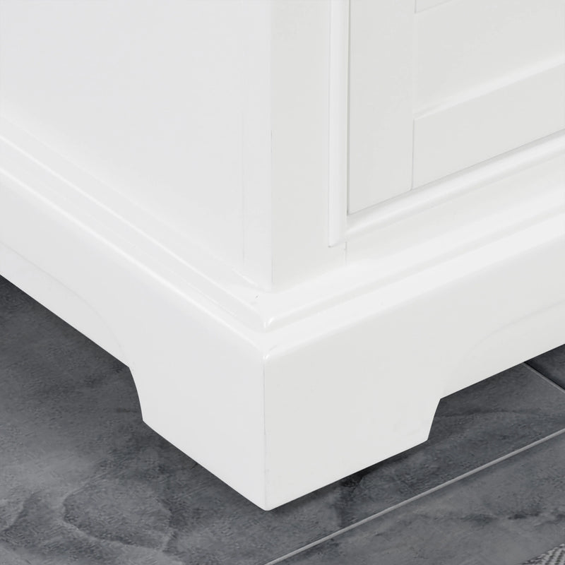 Rhoda 60" Vanity Set with Luxurious Carrara Marble Top