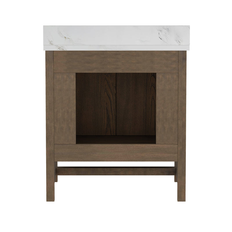 Solon 30“ Vanity Family Set with Calacatta Sintered Stone Top