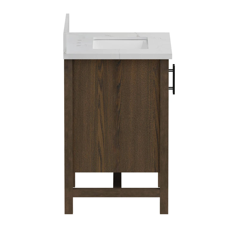 Solon 30" Vanity Family Set with Calacatta Sintered Stone Top