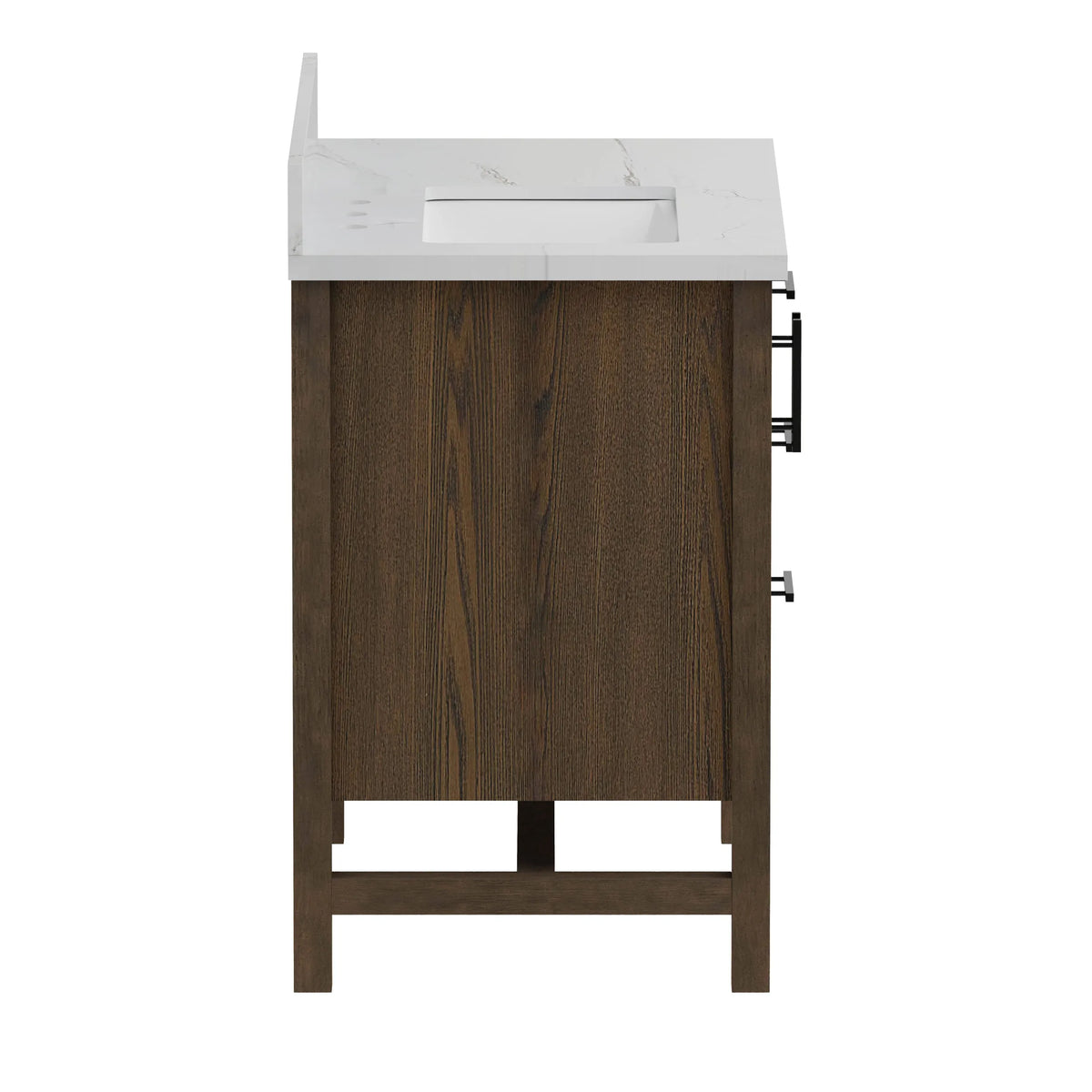 Solon 36" Vanity Family Set with Calacatta Sintered Stone Top