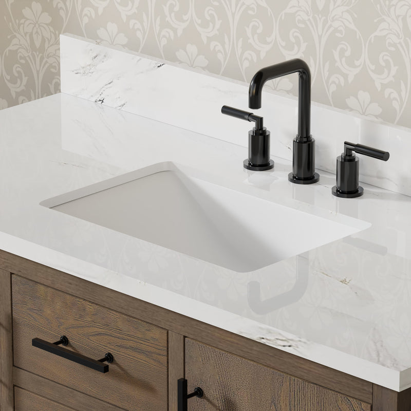 Solon 48"  Vanity Family Set with Calacatta Sintered Stone Top