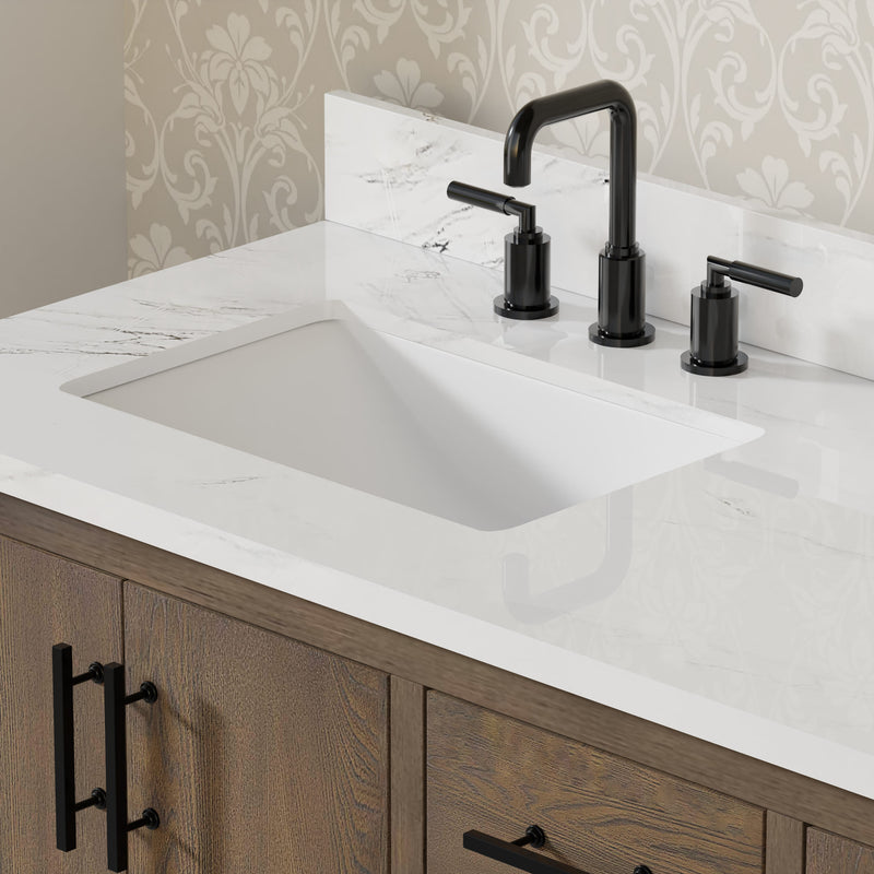 Solon 60" Vanity Family Set with Calacatta Sintered Stone Top