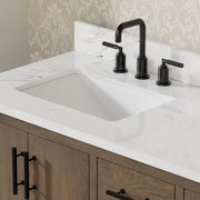 Solon 60" Vanity Family Set with Calacatta Sintered Stone Top