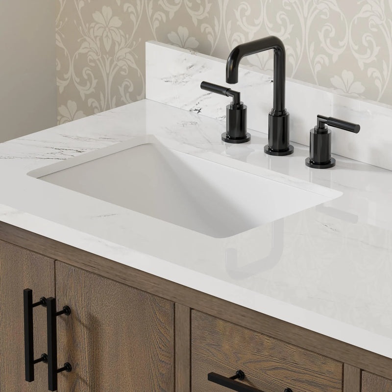 Solon 60" Vanity Family Set with Calacatta Sintered Stone Top