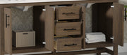 Solon 60" Vanity Family Set with Calacatta Sintered Stone Top