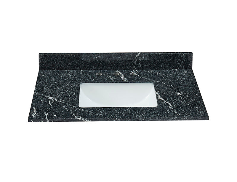 Thunder Black Granite Sidesplash