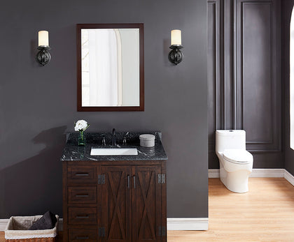Thunder Black Granite Sidesplash