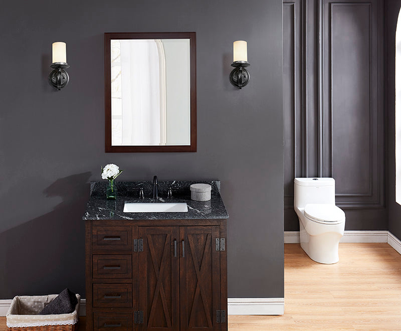 Thunder Black Granite Sidesplash