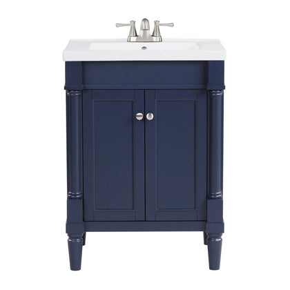 Torino 24" Bathroom Vanity in Navy Blue