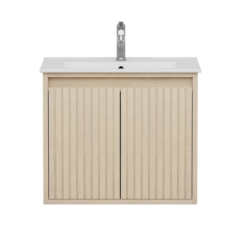WM-Mena 24" Single Vanity With Porcelain Top