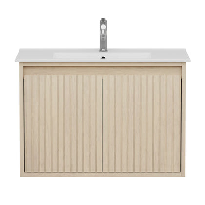 WM-Mena 30" Single Vanity With Porcelain Top