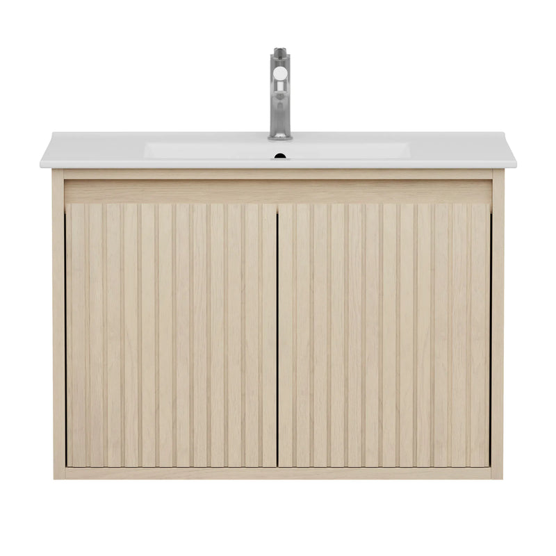 WM-Mena 30" Single Vanity With Porcelain Top