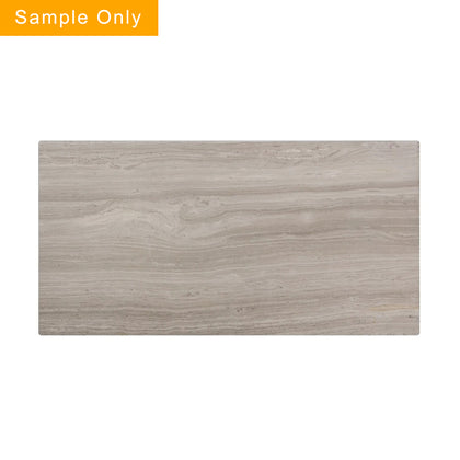 Wooden White Honed Marble Floor and Wall Tiles - Sample (Product Shown is Full Size)