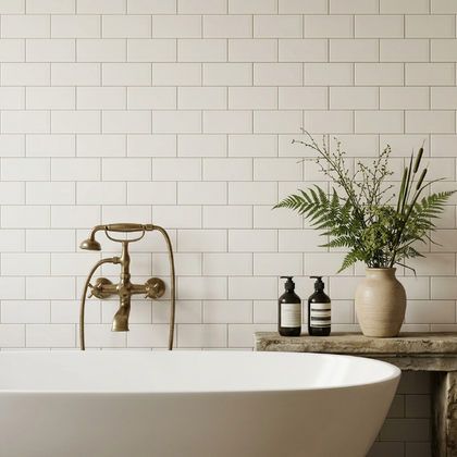 Ice Block 3-in x 6-in Glass Wall Tiles( 4.16 sq. ft. /Box )