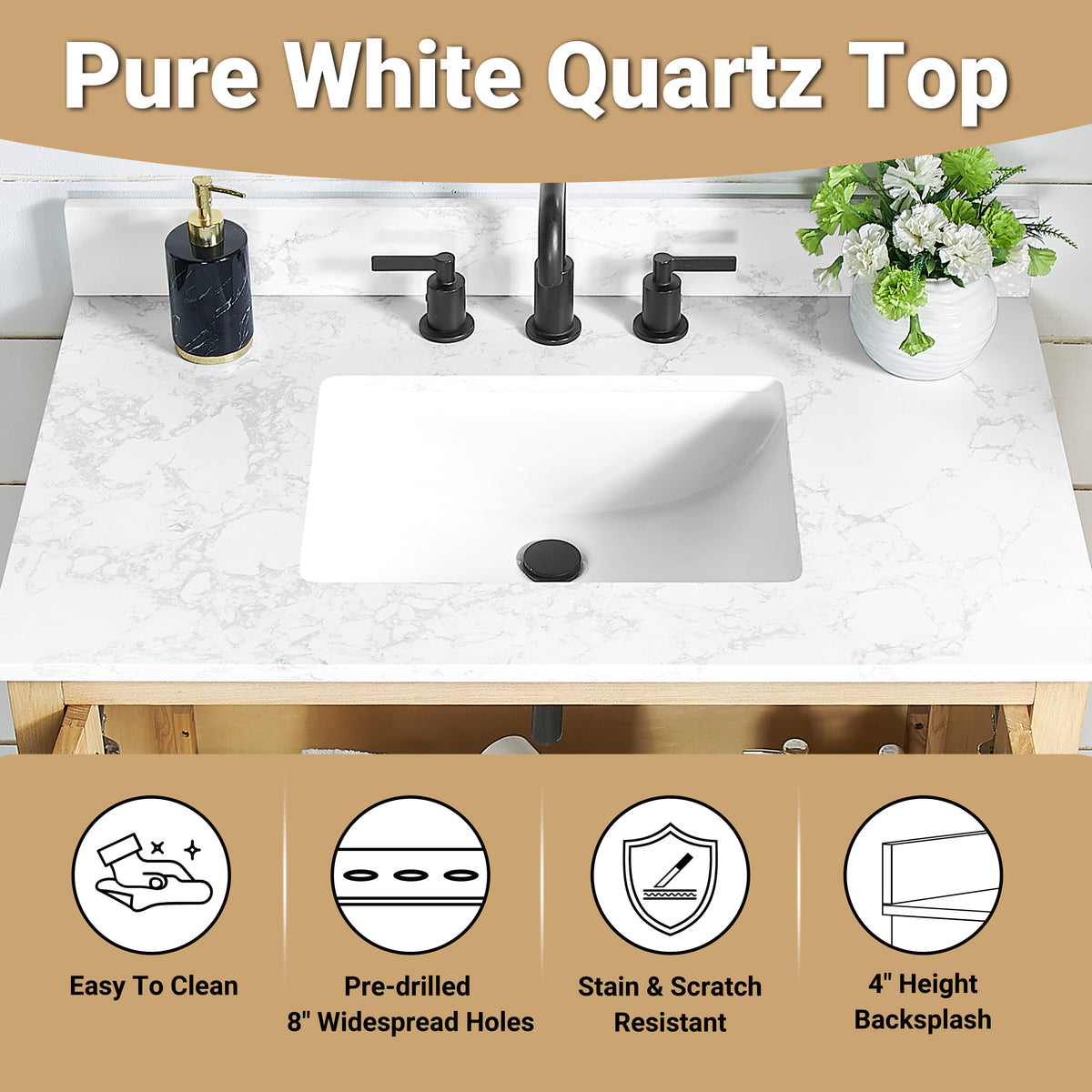 Blunt 36" Single  Vanity without Top