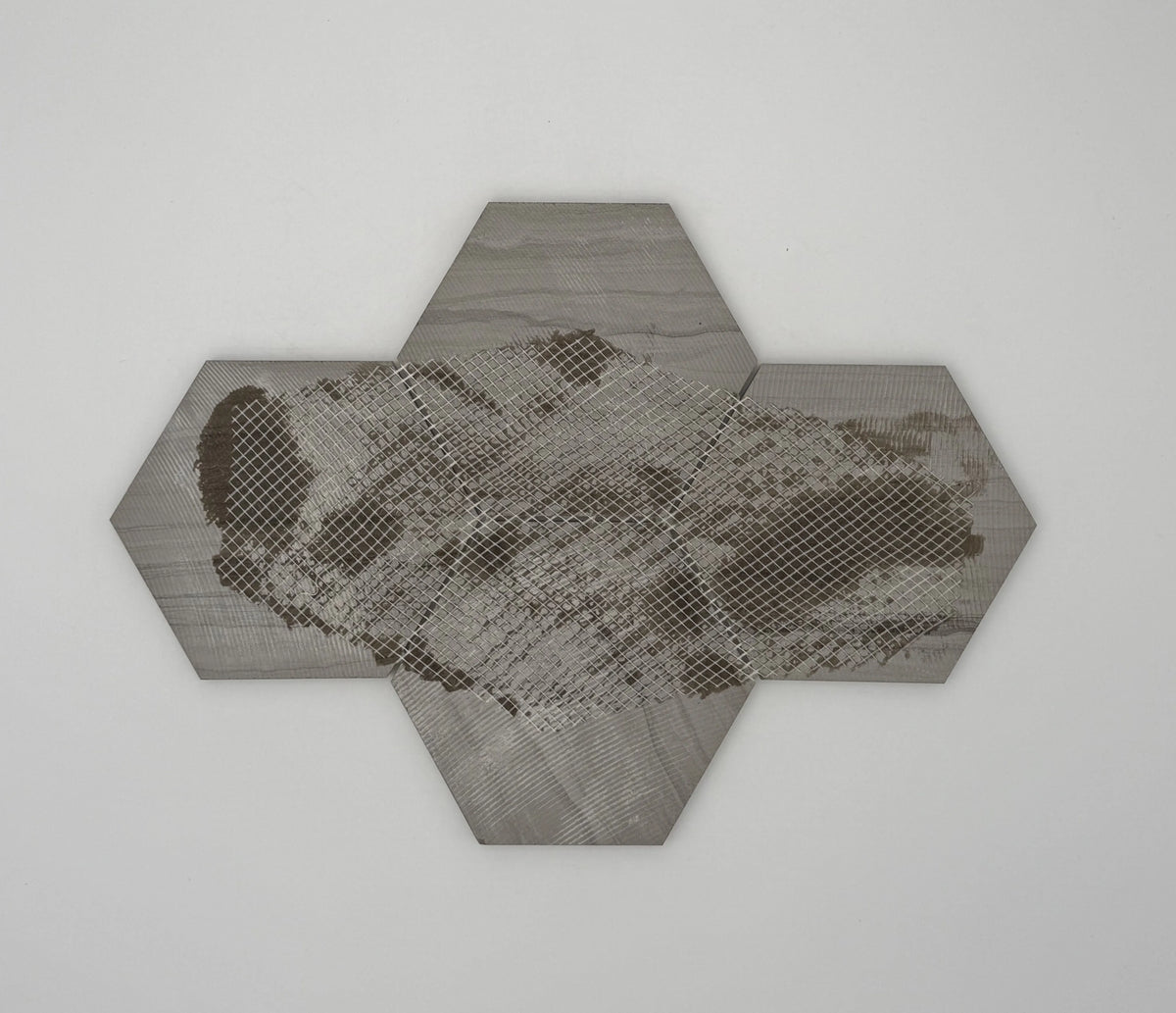 6-in Athens Gray Hexagon 12-in x 10-in Honed Mosaic Floor and Wall Tile( 4.15 sq. ft. /Box )