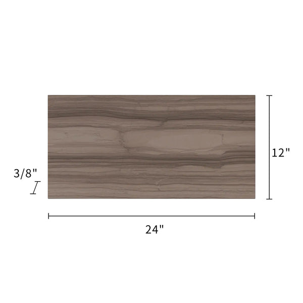 Athens Gray 12-in x 24-in Marble Floor and Wall Tiles( 10 sq. ft. /Box )