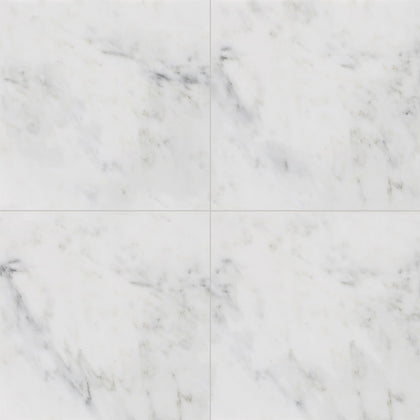 Oriental White 12-in x 12-in Marble Floor and Wall Tiles( 10 sq. ft. /Box )