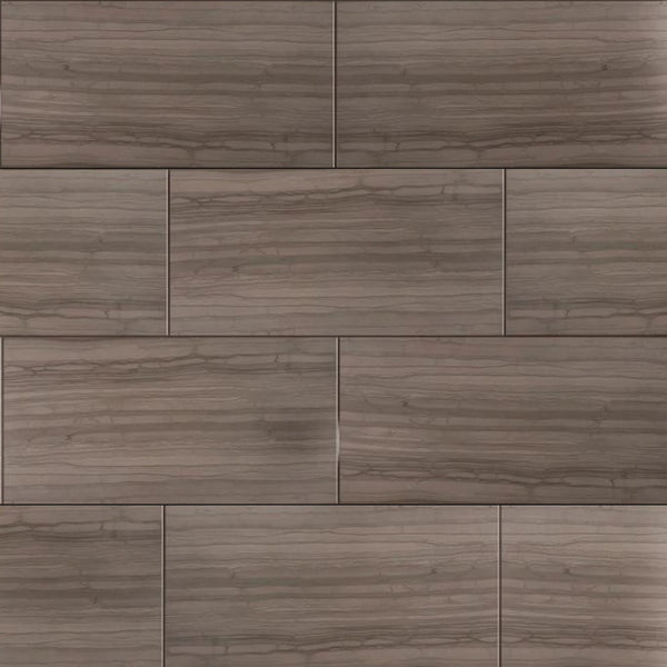 Athens Gray 12-in x 24-in Marble Floor and Wall Tiles( 10 sq. ft. /Box )