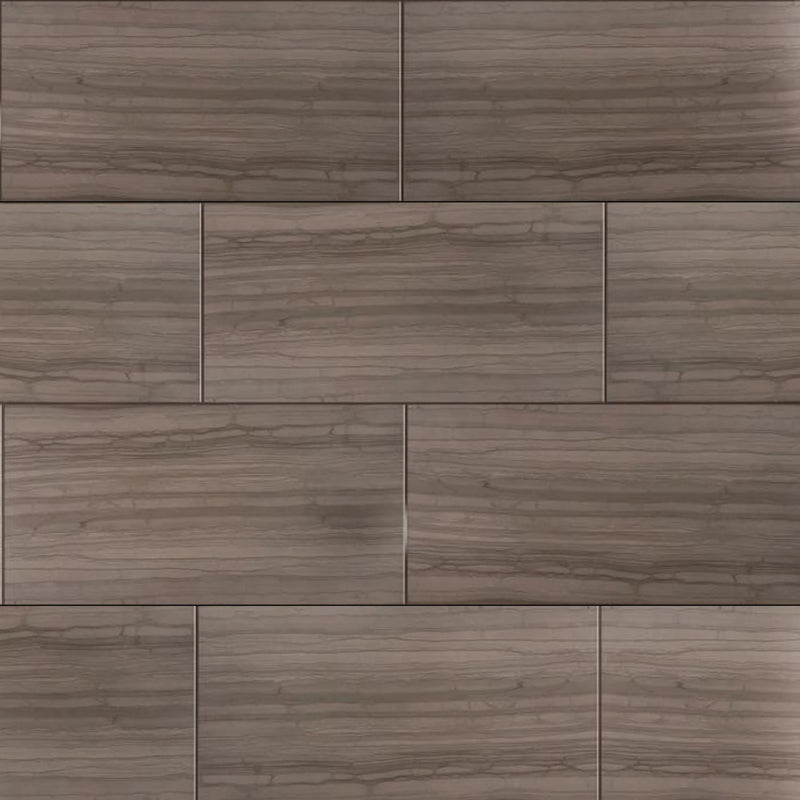 Athens Gray 12-in x 24-in Marble Floor and Wall Tiles( 10 sq. ft. /Box )