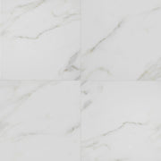 Calacatta 12-in x 12-in Polished Marble Floor and Wall Tile( 10 sq. ft. /Box )