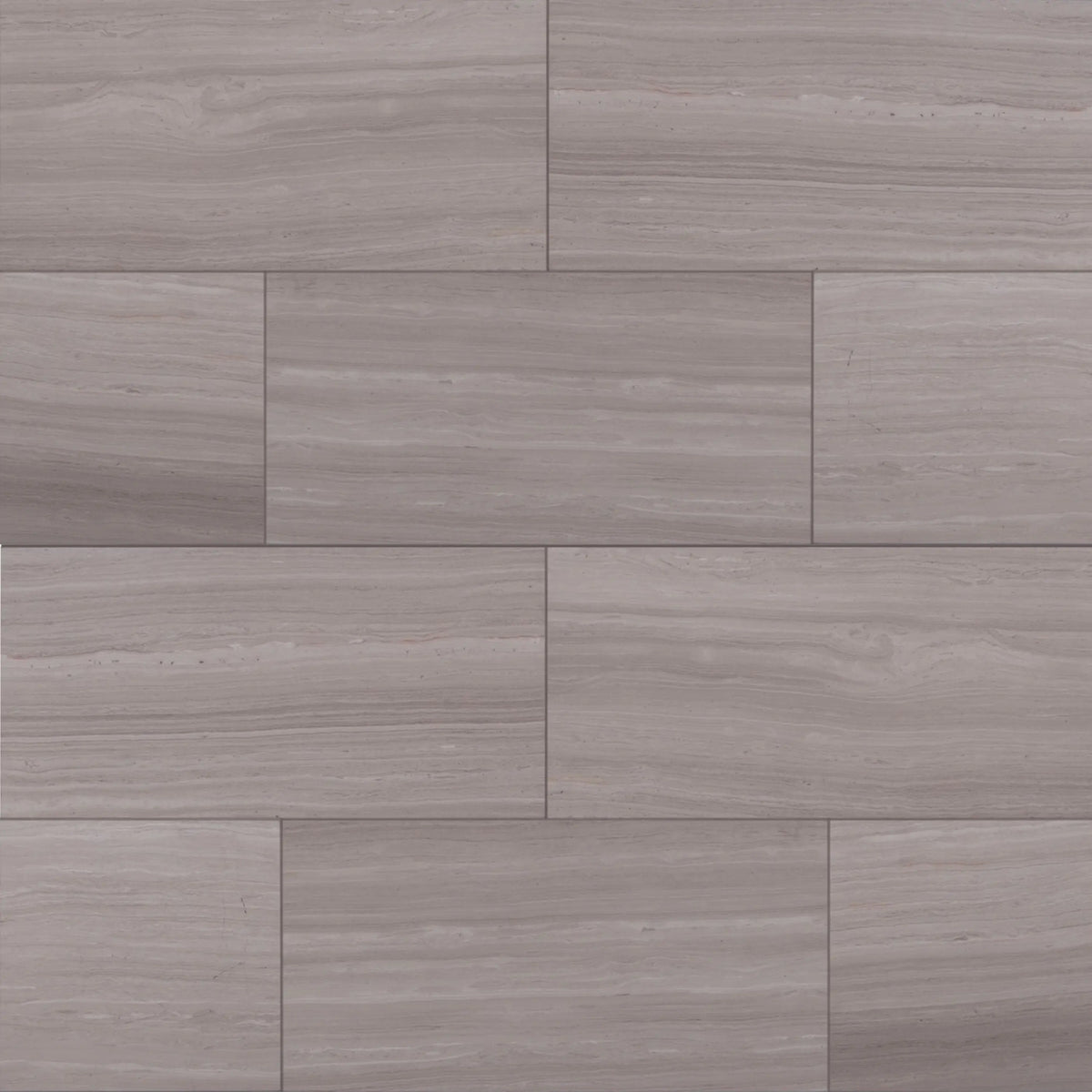 Wooden White 12-in x 24-in Honed Marble Floor and Wall Tiles( 10 sq. ft. /Box )