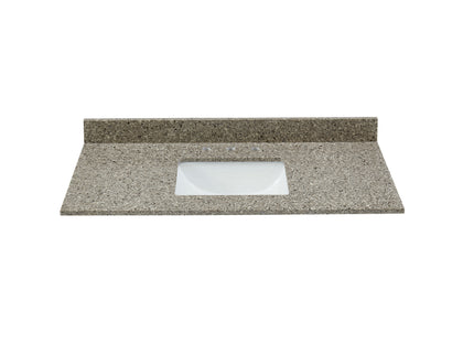 49" Castle Rock Quartz Vanity Top with Sink