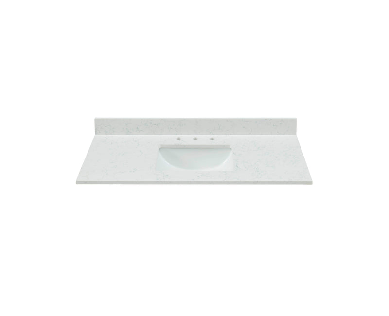 49" Carrara Quartz Vanity Top with Sink