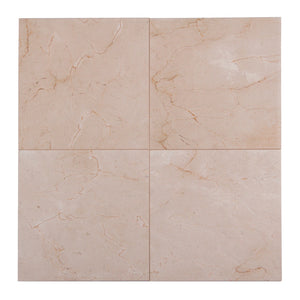 18"x18" Cream Marfil Polished Tiles