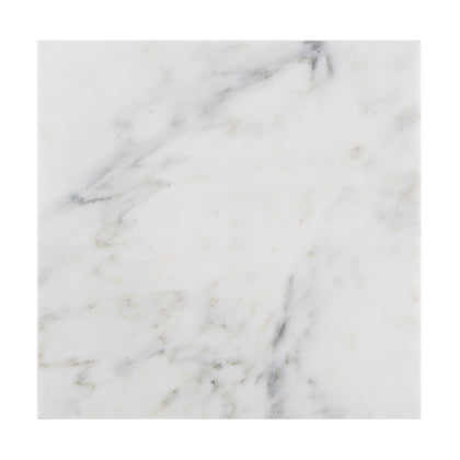 Oriental White 18-in x 18-in Marble Floor and Wall Tiles( 11 sq. ft. /Box )