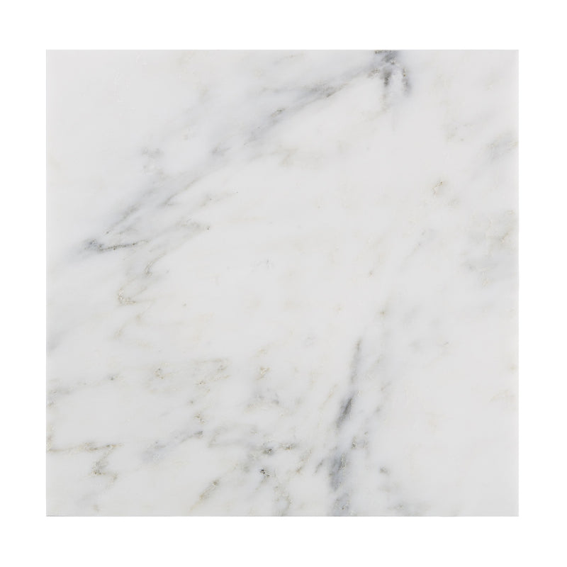 Oriental White 18-in x 18-in Marble Floor and Wall Tiles( 11 sq. ft. /Box )