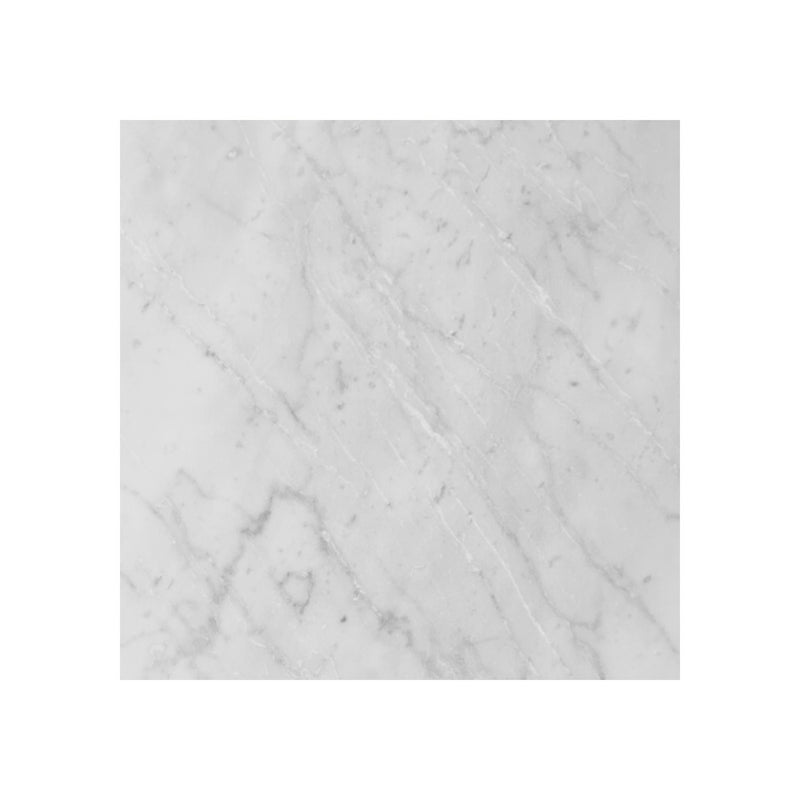 Carrara White 12-in x 12-in Polished Marble Floor and Wall Tiles( 10 sq. ft. /Box )
