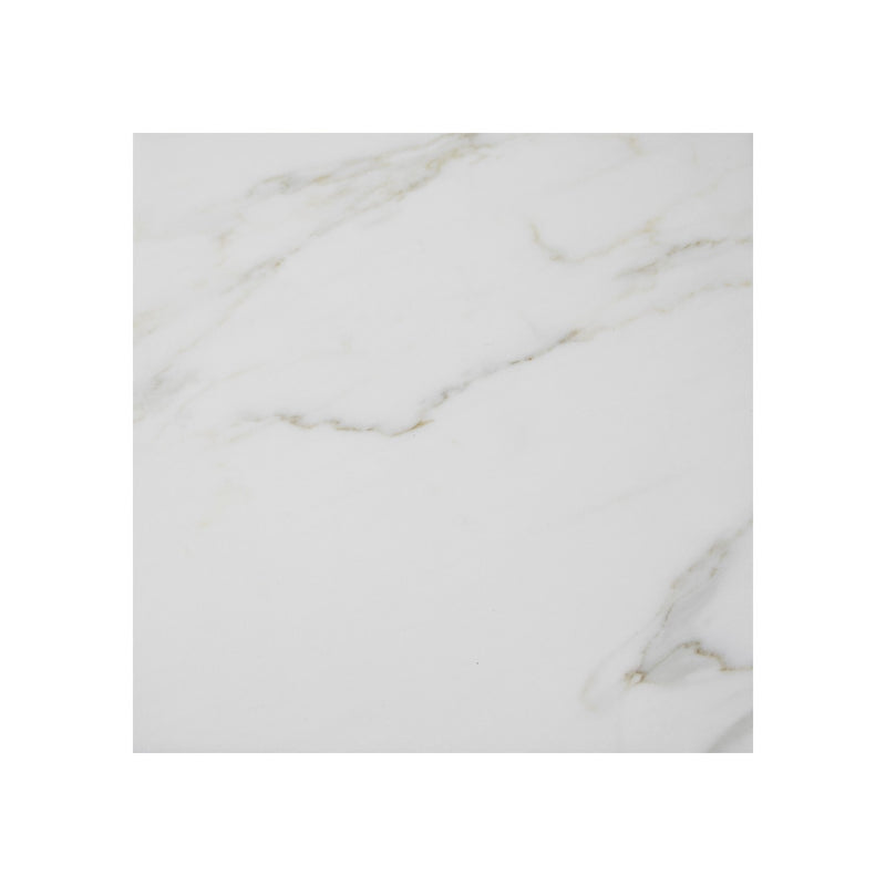 Calacatta 12-in x 12-in Polished Marble Floor and Wall Tile( 10 sq. ft. /Box )