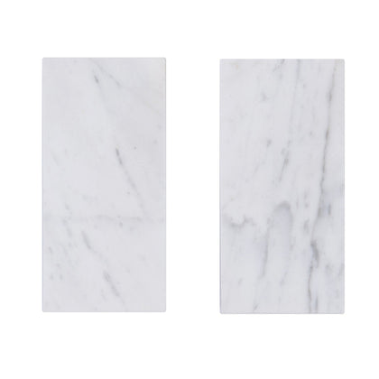 Carrara White Polished  Marble Floor and Wall Tiles - Sample (Product Shown is Full Size)