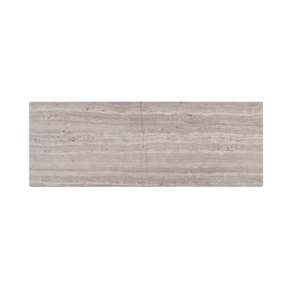 Wooden White 3-in x 8-in Marble Floor and Wall Tiles( 10.2 sq. ft. /Box )