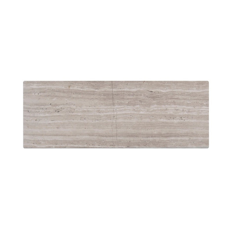 Wooden White 3-in x 8-in Marble Floor and Wall Tiles( 10.2 sq. ft. /Box )